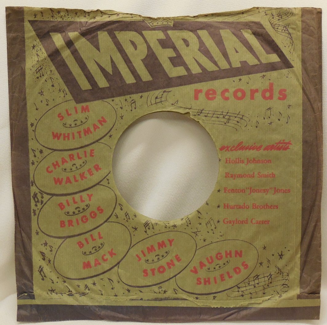 VOCALION 78 RPM 10" RECORD COMPANY SLEEVES