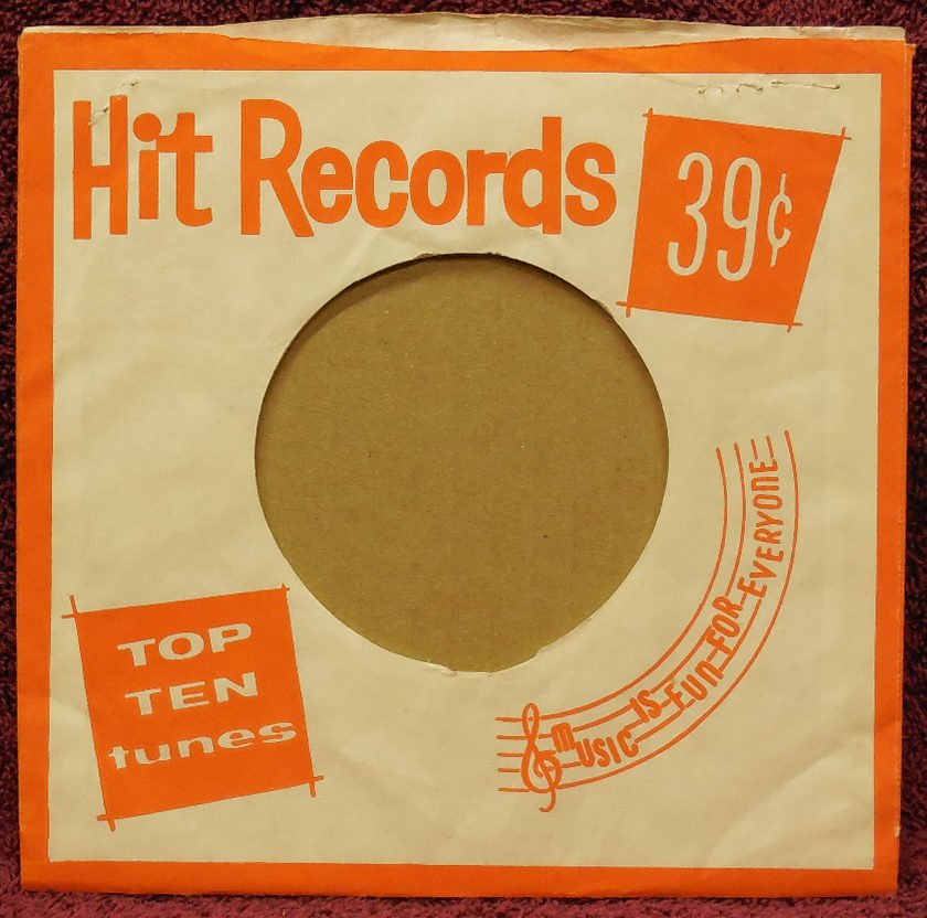 45 RPM GENERIC RECORD COMPANY SLEEVES Page H